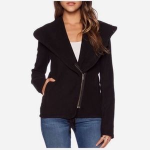 Standard James Perse Black Moto Jacket sz 1